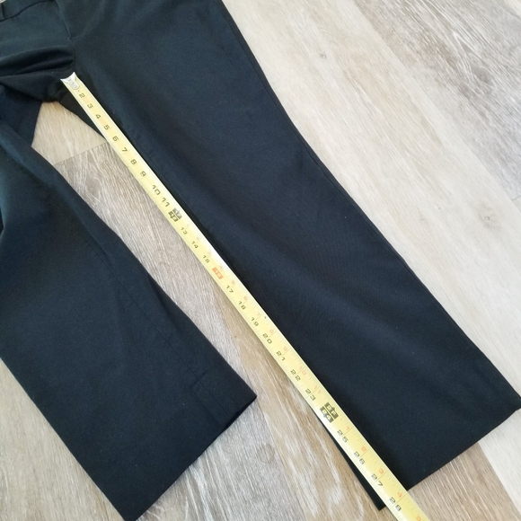 Banana Republic Women's Sloan Fit Black Straight Leg Trouser Pants Stretch sz 12 - Picture 14 of 16